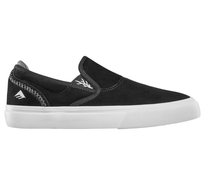 WINO G6 SLIP ON BLACK WHITE WHTIE