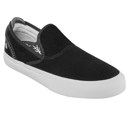 WINO G6 SLIP ON BLACK WHITE WHTIE