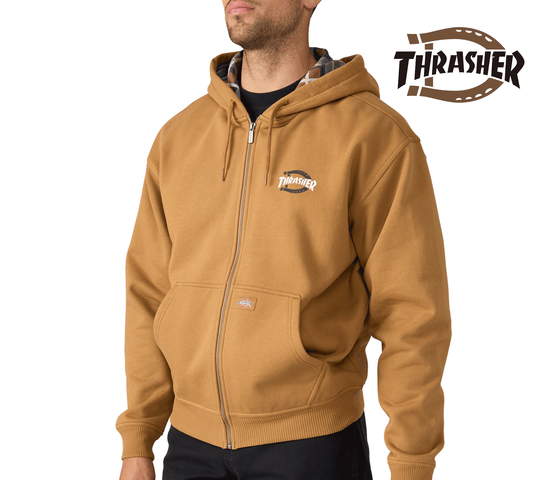 DICKIESxTHRASHER ZIP HOODIE