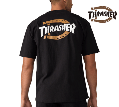 DICKIESxTHRASHER TEE BLACK