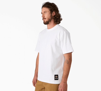 DICKIESxTHRASHER TEE WHITE